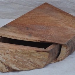 small wooden storage box